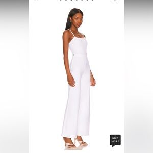 Good American White Vacay Jumpsuit – Size L, Chic Resortwear & Summer Style